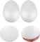 2Pcs 8 Inches White Eggs Easter Party Foam Eggs DIY Painting Solid Eggs Hand Graffiti Foam Shapes Polystyrene Balls for Easter Eggs Decoration Arts and Craft Use